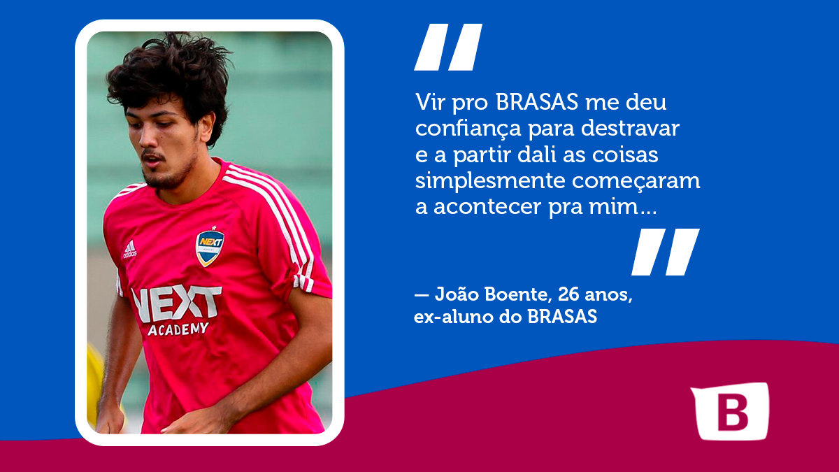 João Boente abre o jogo sobre sua história com o inglês, e como o BRASAS o ajudou a realizar seu sonho de jogar futebol por uma universidade estadunidense.  1